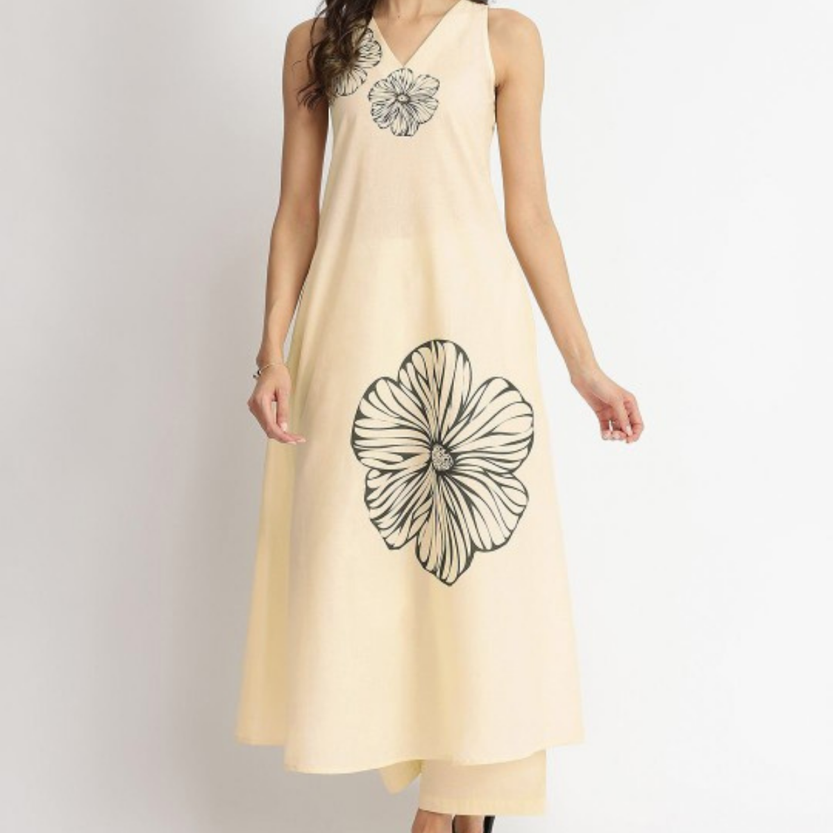 3-Piece Women’s Palazzo Kurti Set | Fusion of Comfort and Style for Any Occasion | KS-09
