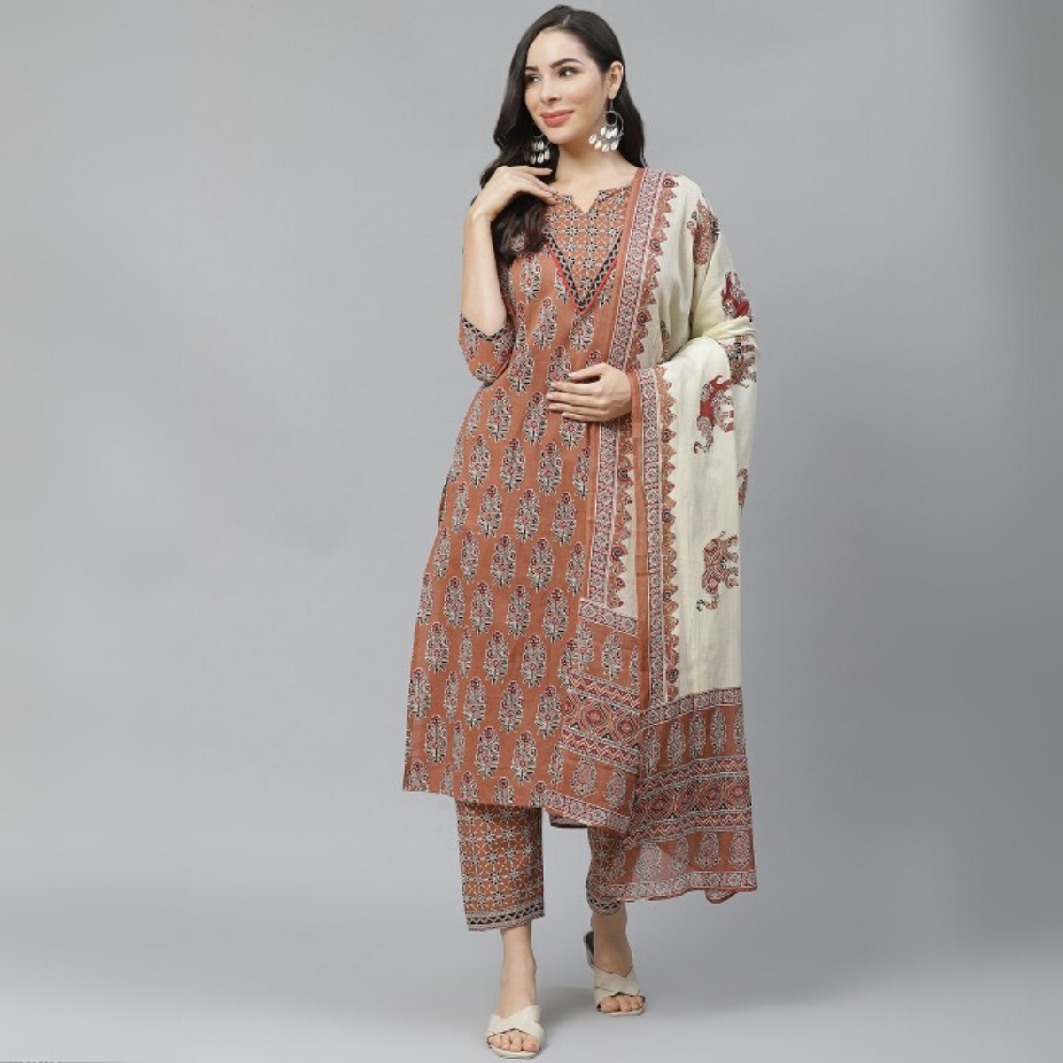 3 Piece Cotton Kurti Combo | Ideal for Office, Casual & Festive Looks | KC-07