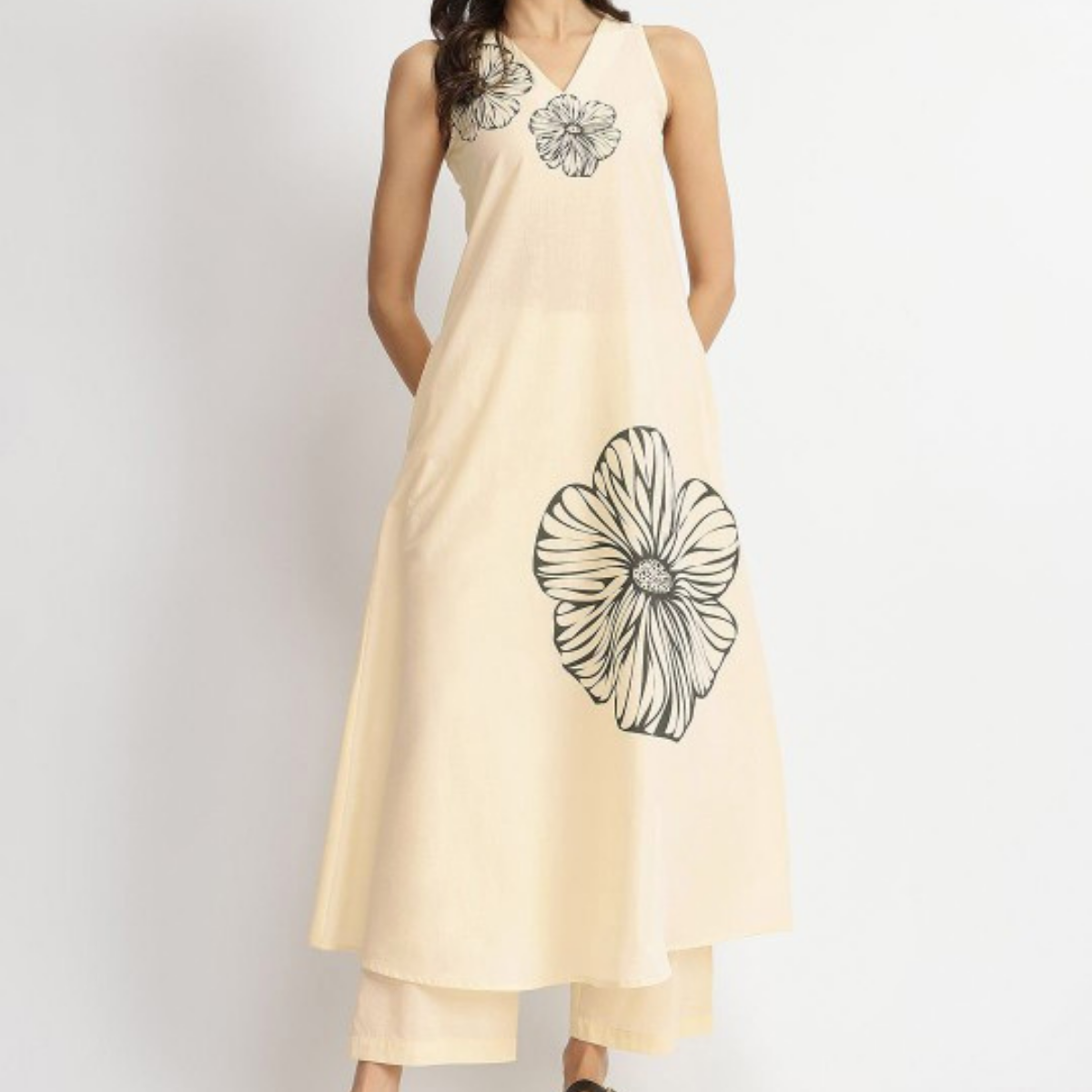 3-Piece Women’s Palazzo Kurti Set | Fusion of Comfort and Style for Any Occasion | KS-09
