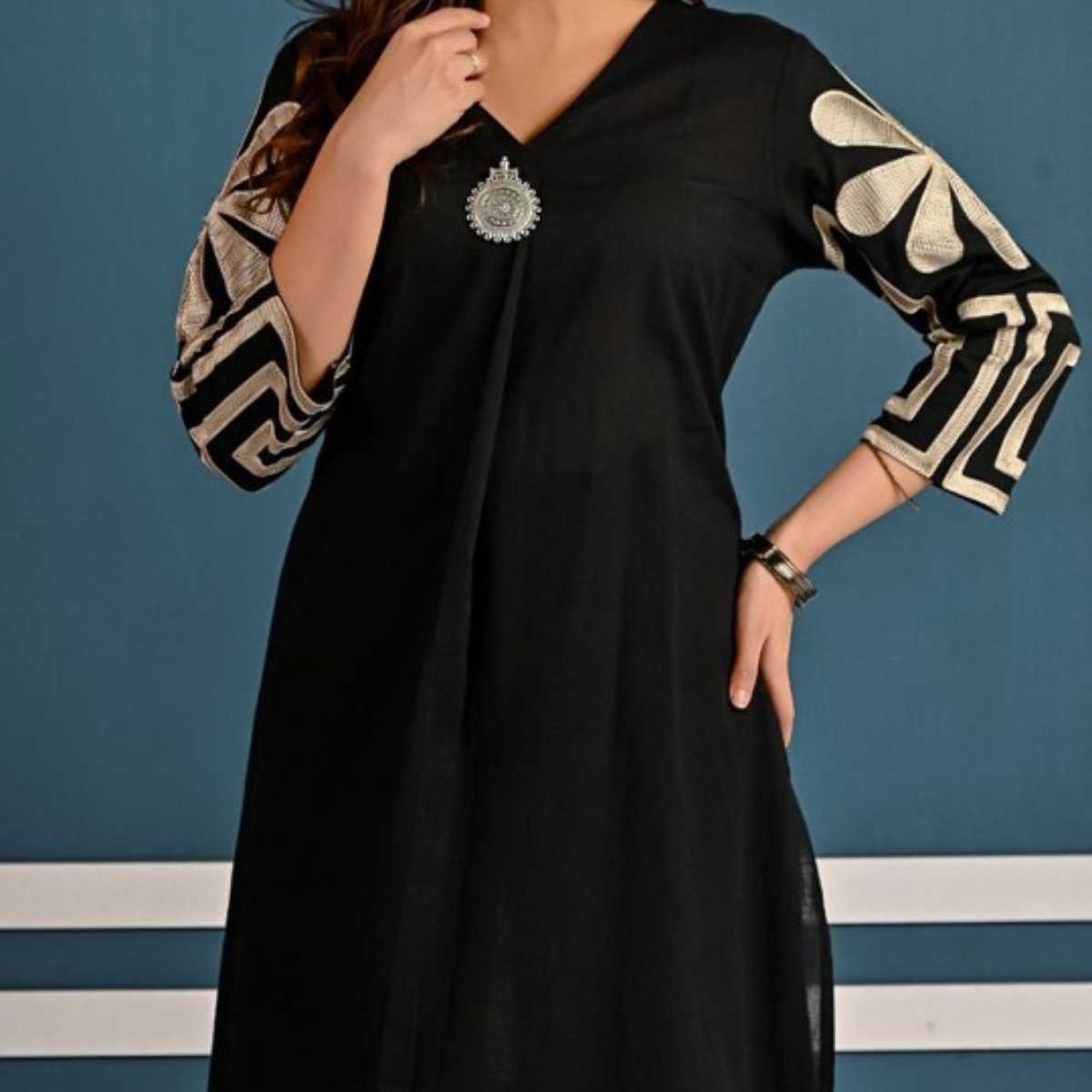 3-Piece Women’s Palazzo Kurti Set | Fusion of Comfort and Style for Any Occasion | KS-08