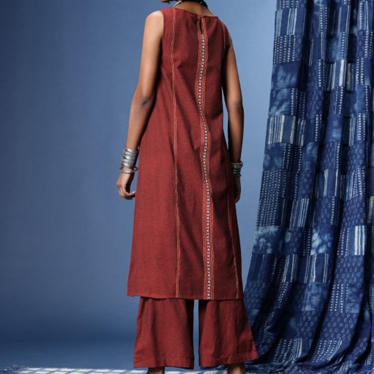3-Piece Women’s Palazzo Kurti Set | Fusion of Comfort and Style for Any Occasion | KS-09
