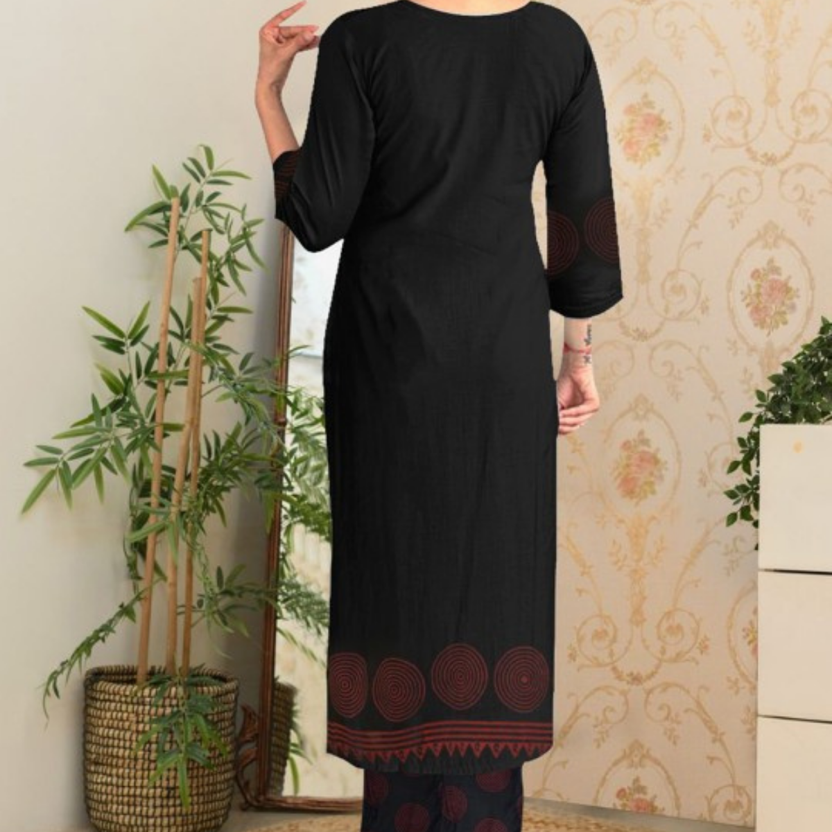 3-Piece Women’s Palazzo Kurti Set | Fusion of Comfort and Style for Any Occasion | KS-08