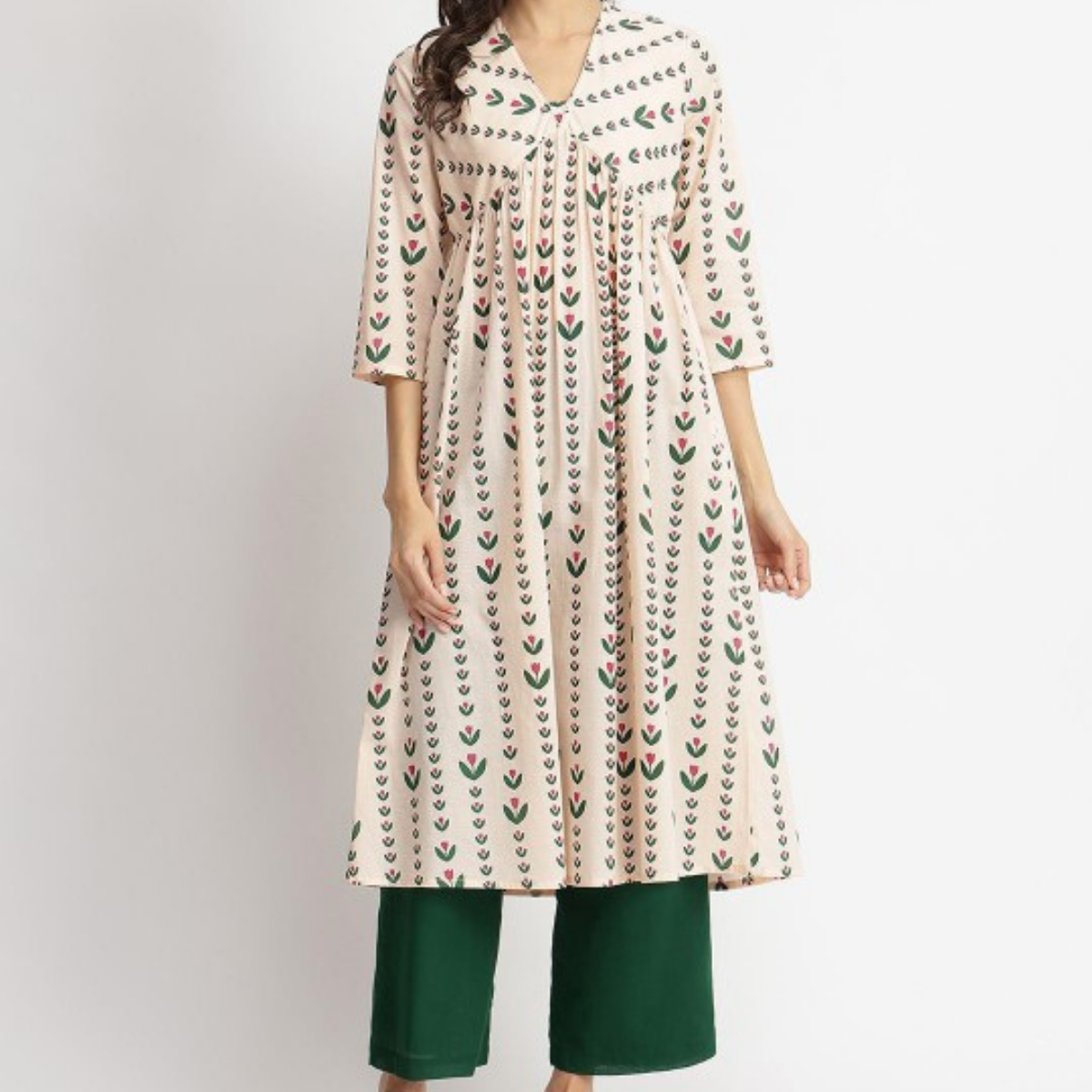3-Piece Women’s Palazzo Kurti Set | Fusion of Comfort and Style for Any Occasion | KS-03