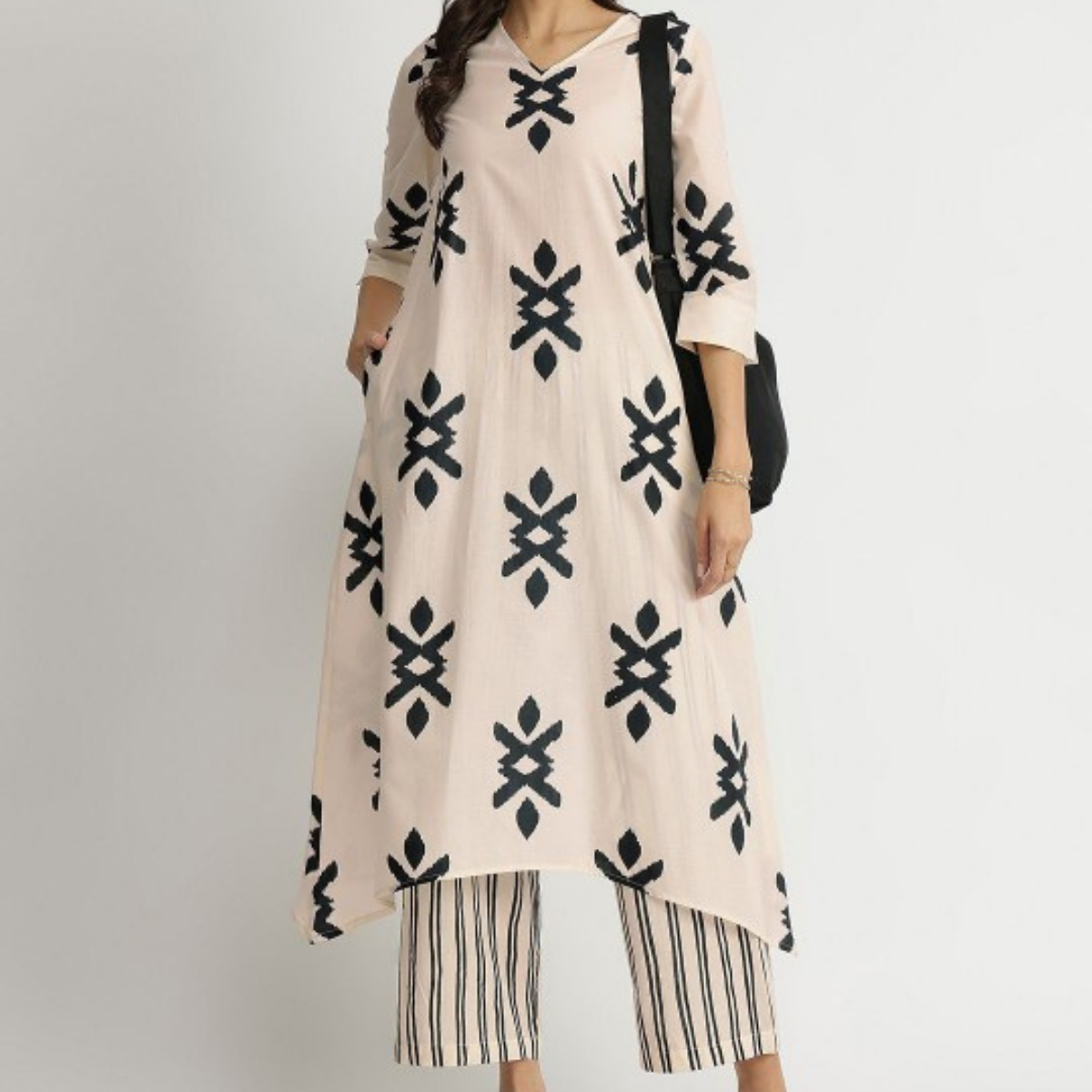 3-Piece Women’s Palazzo Kurti Set | Fusion of Comfort and Style for Any Occasion | KS-03
