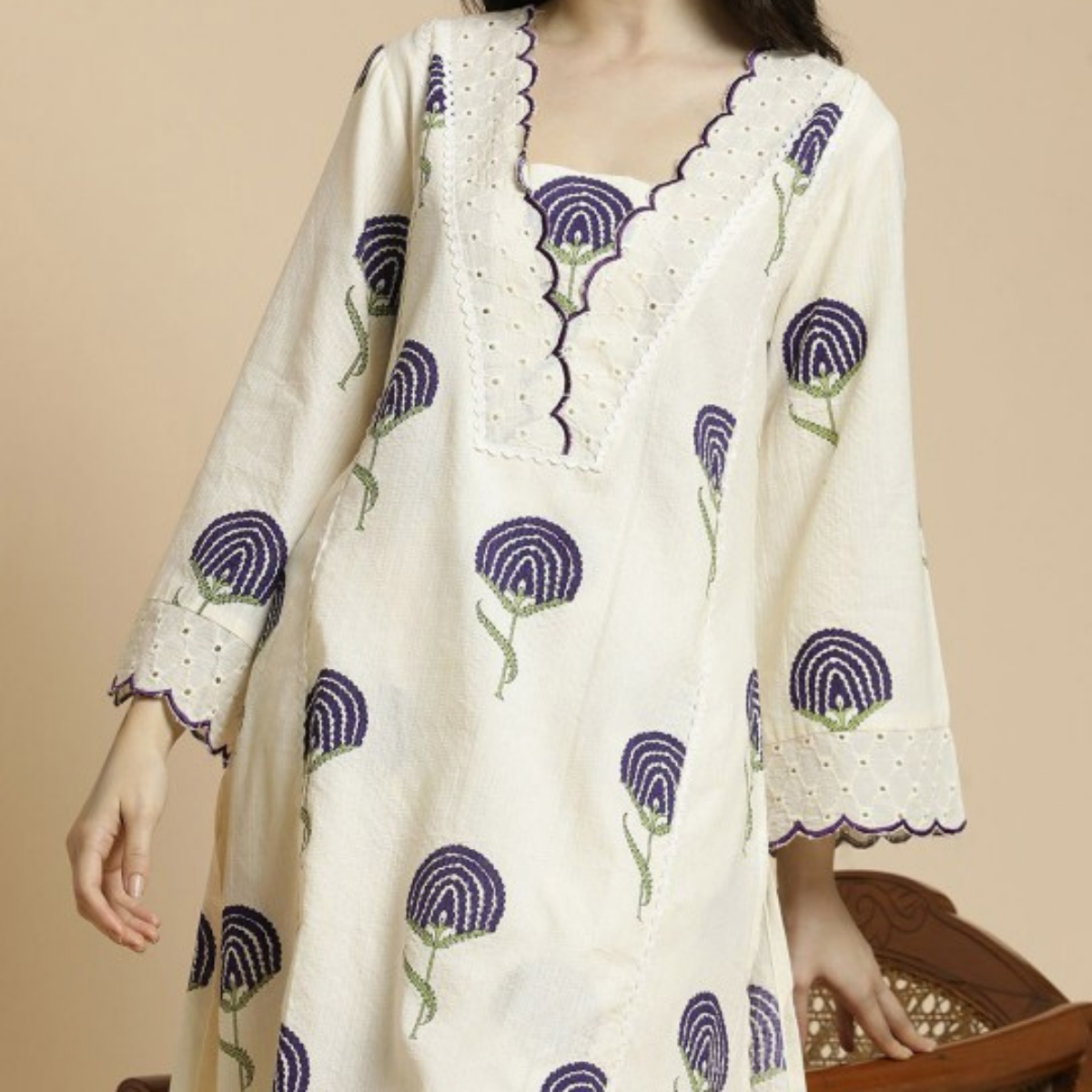 3-Piece Women’s Palazzo Kurti Set | Fusion of Comfort and Style for Any Occasion | KS-05