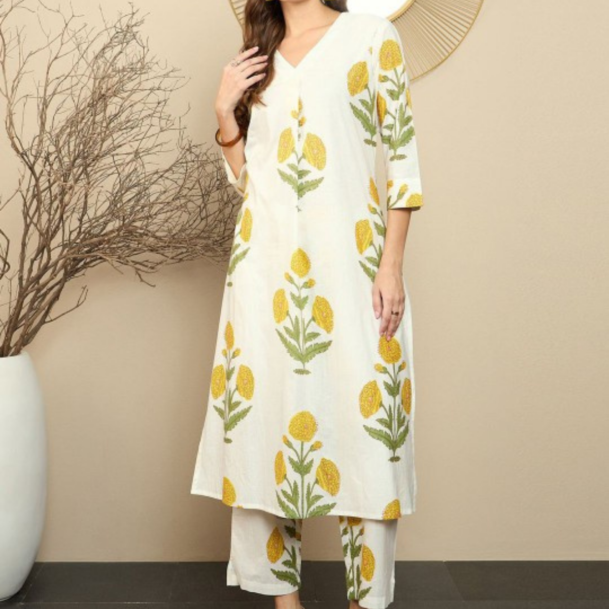3-Piece Women’s Palazzo Kurti Set | Fusion of Comfort and Style for Any Occasion | KS-05