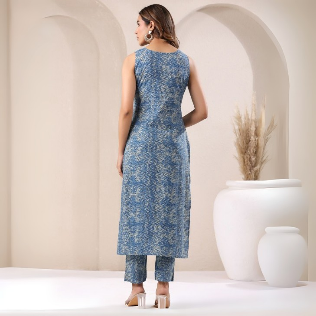 3-Piece Women’s Palazzo Kurti Set | Fusion of Comfort and Style for Any Occasion | KS-16