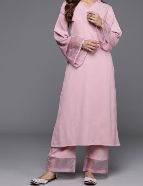 3-Piece Women’s Palazzo Kurti Set | Fusion of Comfort and Style for Any Occasion | KS-06