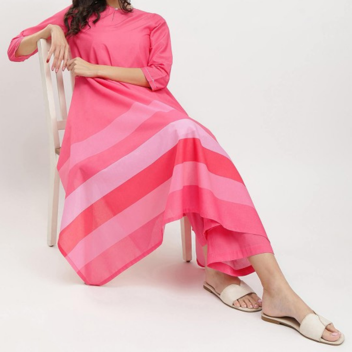 3-Piece Women’s Palazzo Kurti Set | Fusion of Comfort and Style for Any Occasion | KS-04