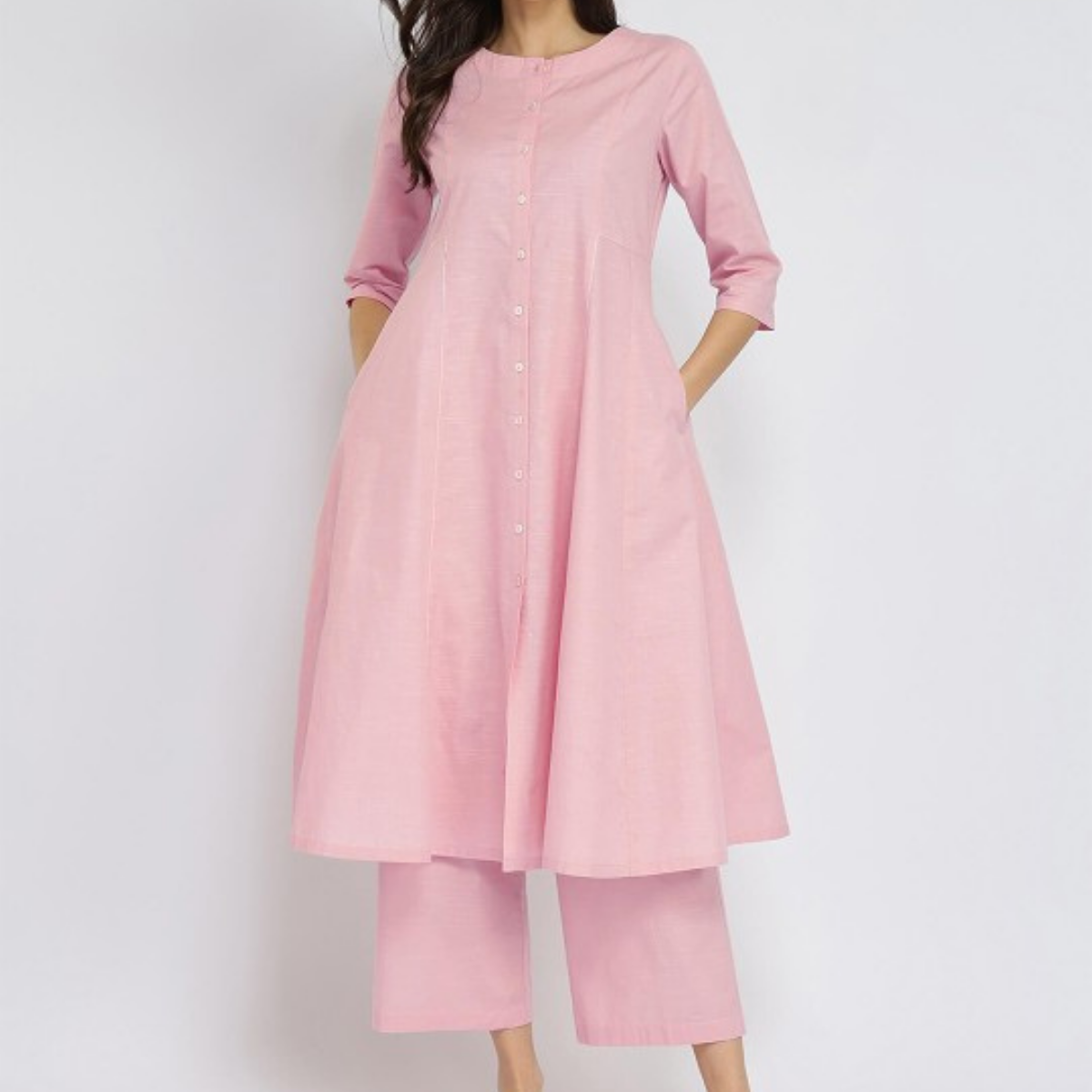 3-Piece Women’s Palazzo Kurti Set | Fusion of Comfort and Style for Any Occasion | KS-03