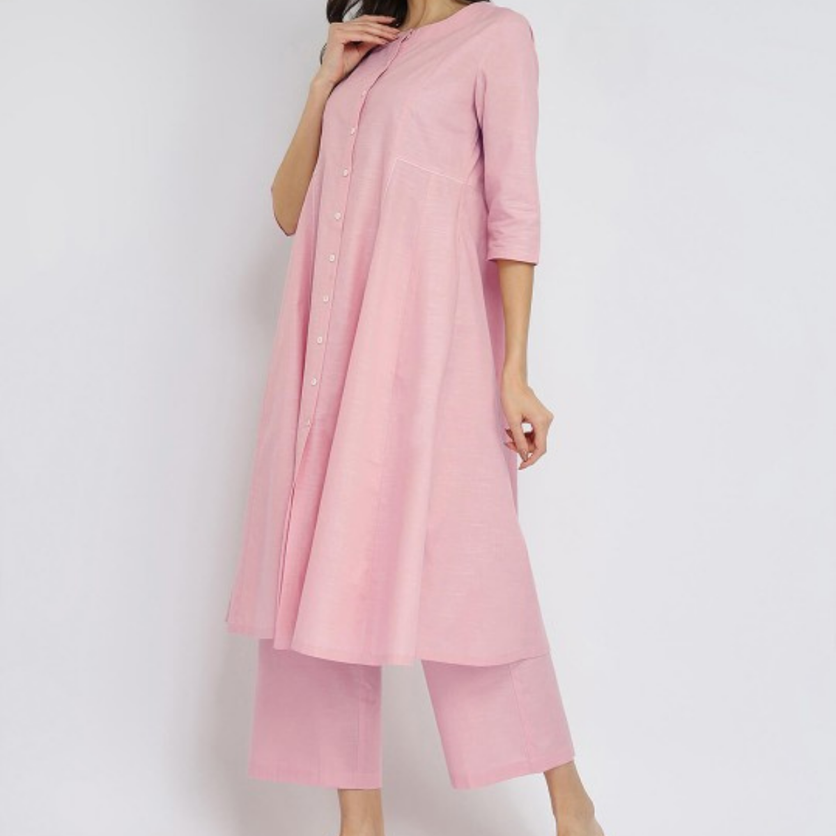 3-Piece Women’s Palazzo Kurti Set | Fusion of Comfort and Style for Any Occasion | KS-06