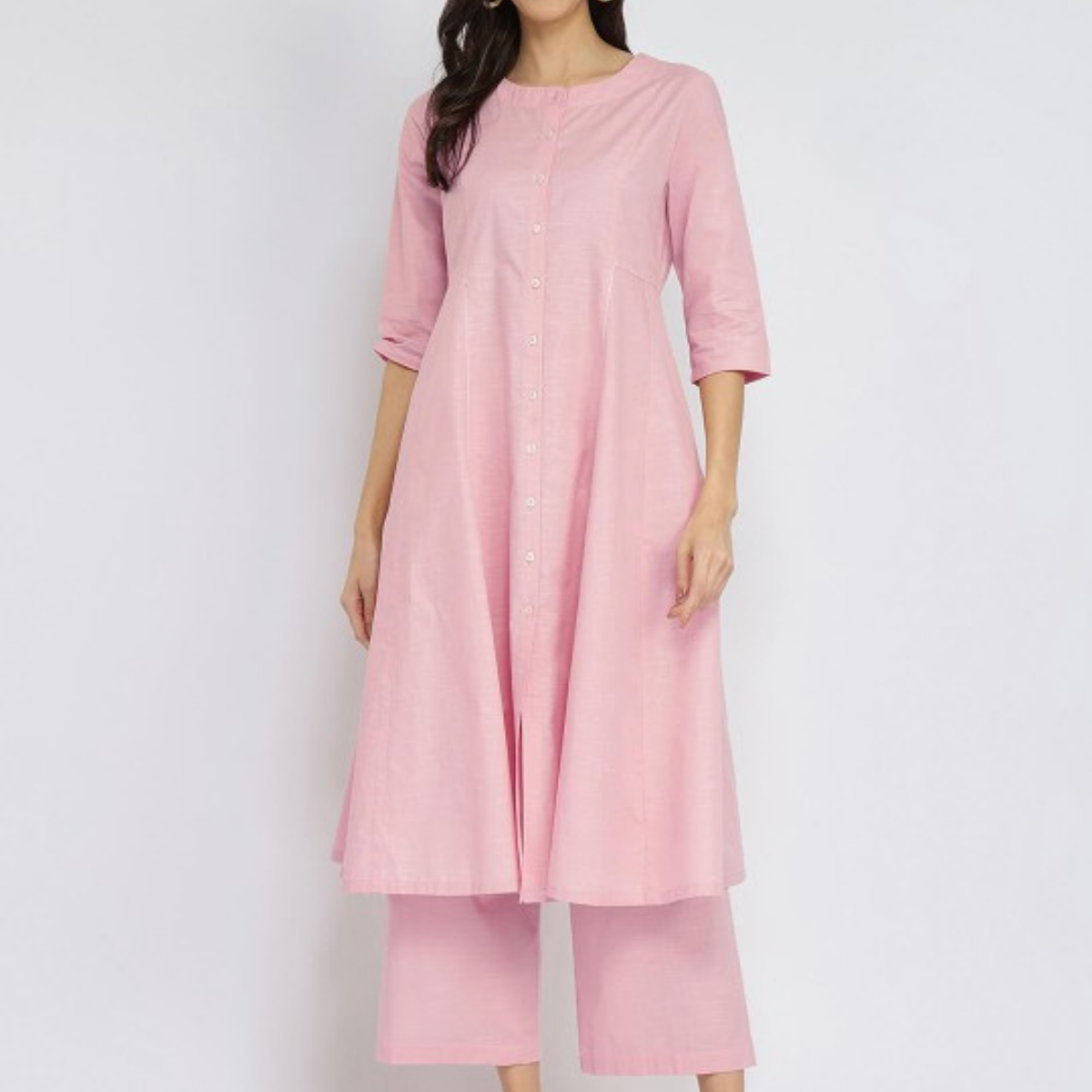 3-Piece Women’s Palazzo Kurti Set | Fusion of Comfort and Style for Any Occasion | KS-06