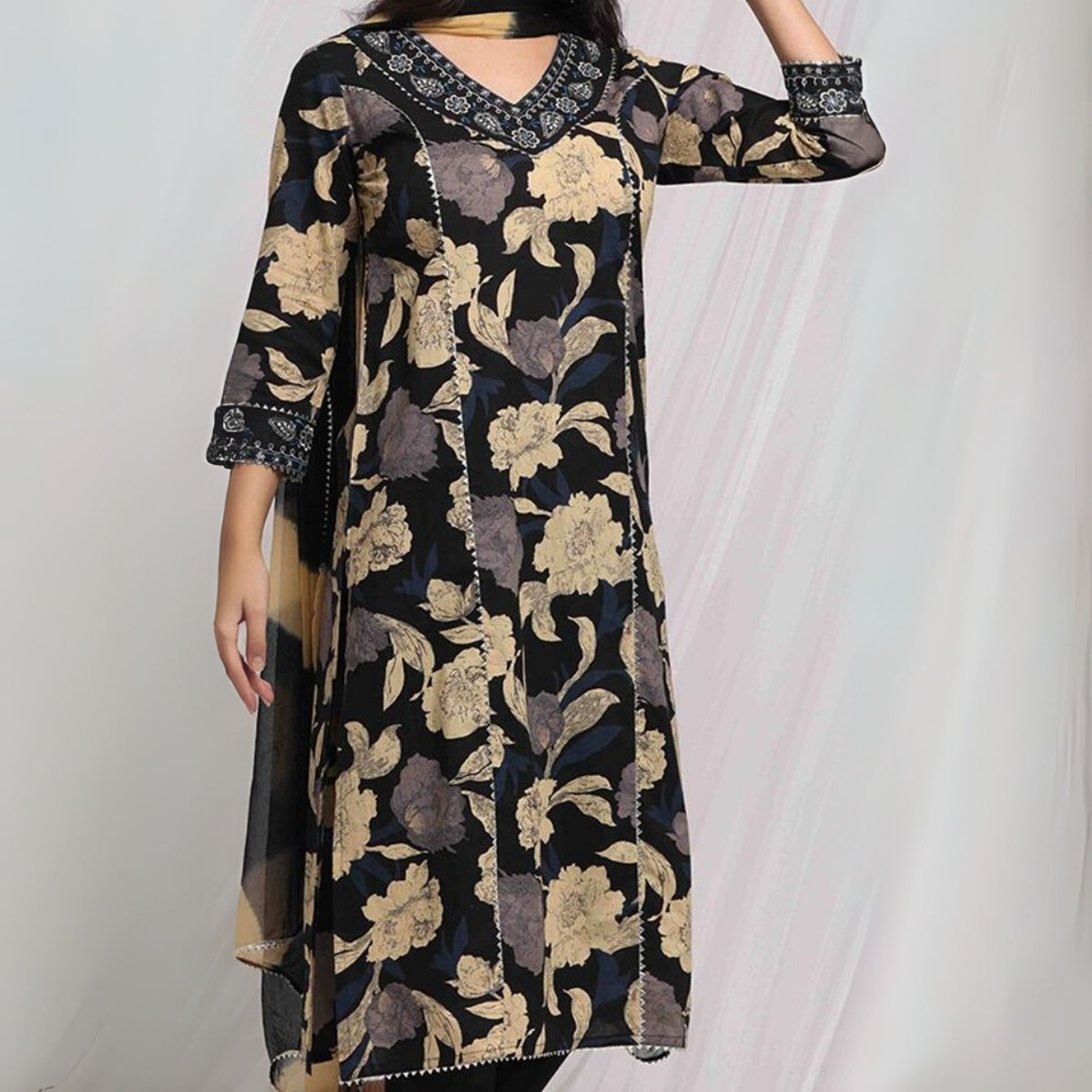 Comfort Meets Style: Women’s 3 Pack Cotton Kurta Set with Dupatta for Everyday Elegance| CK-08