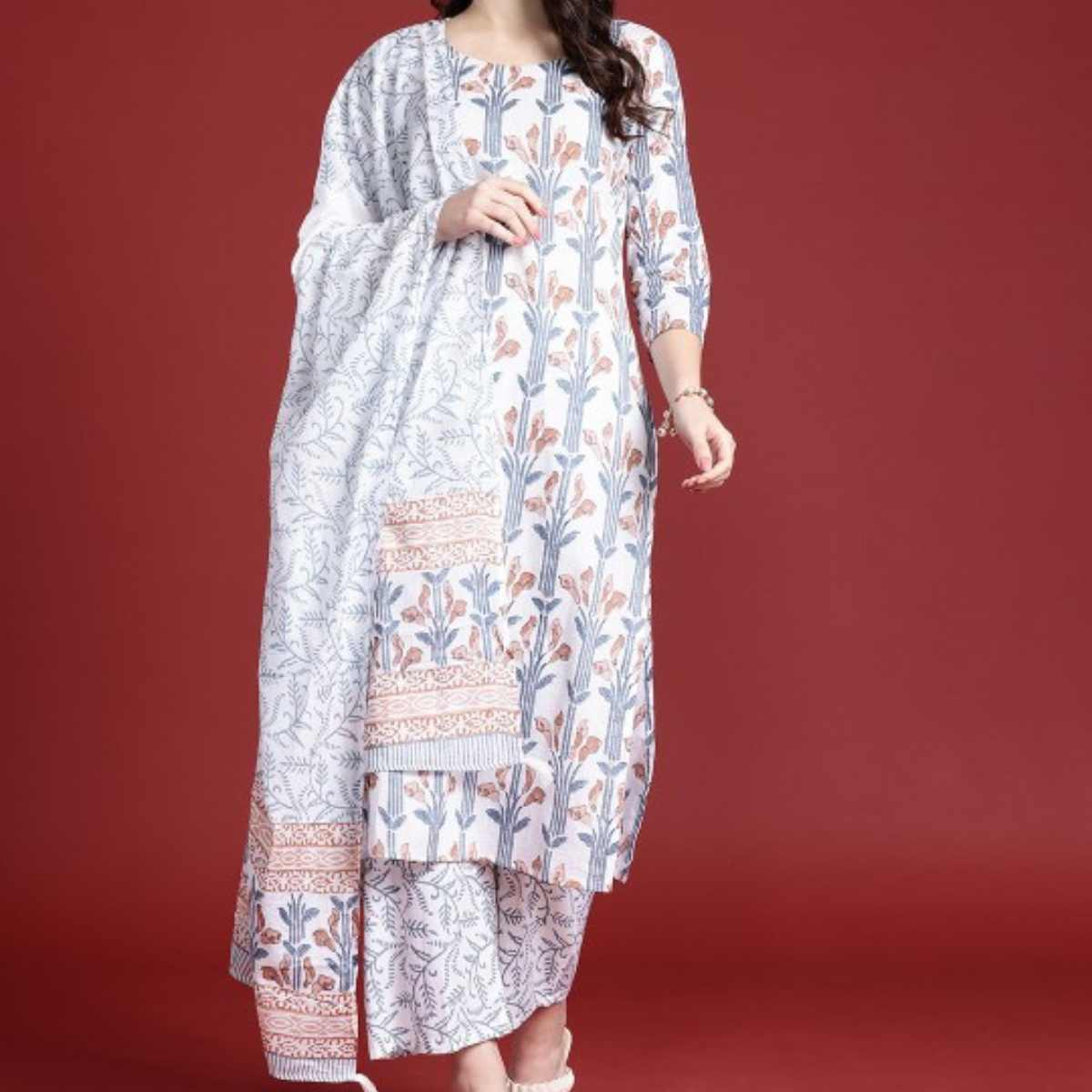 Exclusive 3-Piece Cotton Kurta Sets with Dupatta – Shop the Combo Sale Now | FP-02