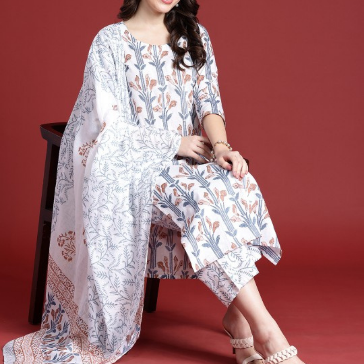 Exclusive 3-Piece Cotton Kurta Sets with Dupatta – Shop the Combo Sale Now | FP-02