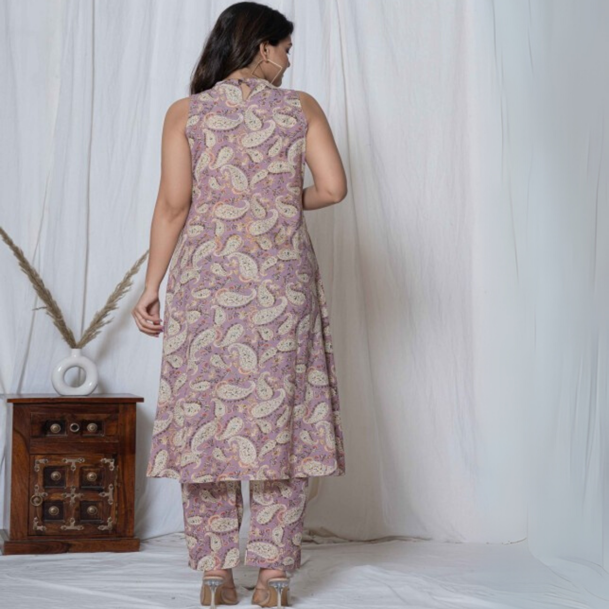 3-Piece Women’s Palazzo Kurti Set | Fusion of Comfort and Style for Any Occasion | KS-12