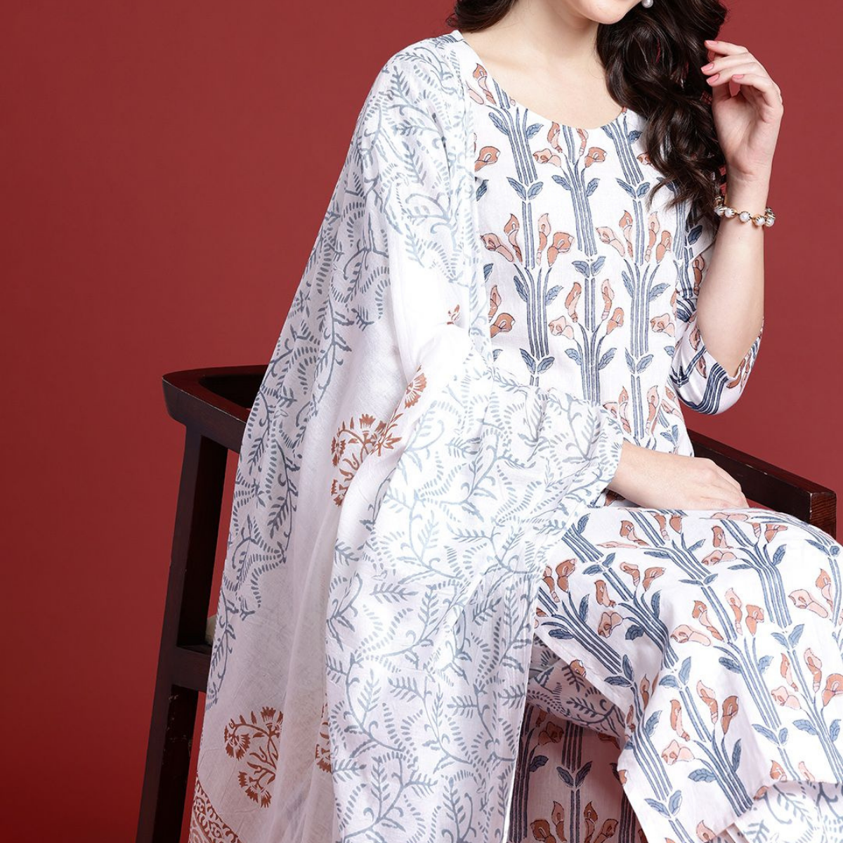 Exclusive 3-Piece Cotton Kurta Sets with Dupatta – Shop the Combo Sale Now | FP-02