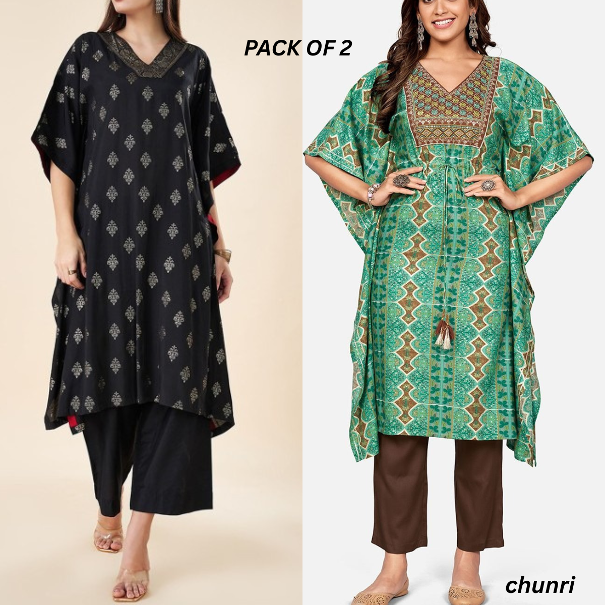 Luxury Kaftan Set Combo for Every Occasion | KPC-04