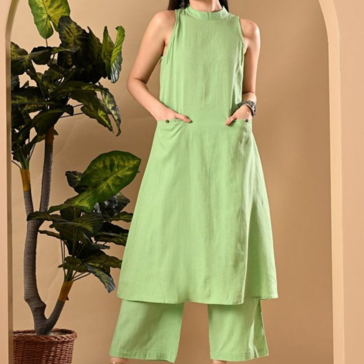 3-Piece Women’s Palazzo Kurti Set | Fusion of Comfort and Style for Any Occasion | KS-15