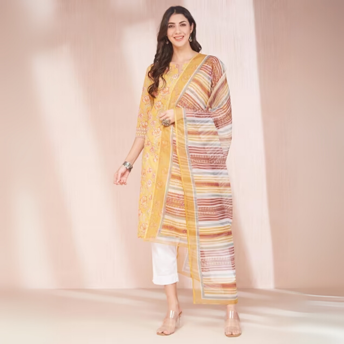 3 Piece Cotton Kurti Combo | Ideal for Office, Casual & Festive Looks | KC-07