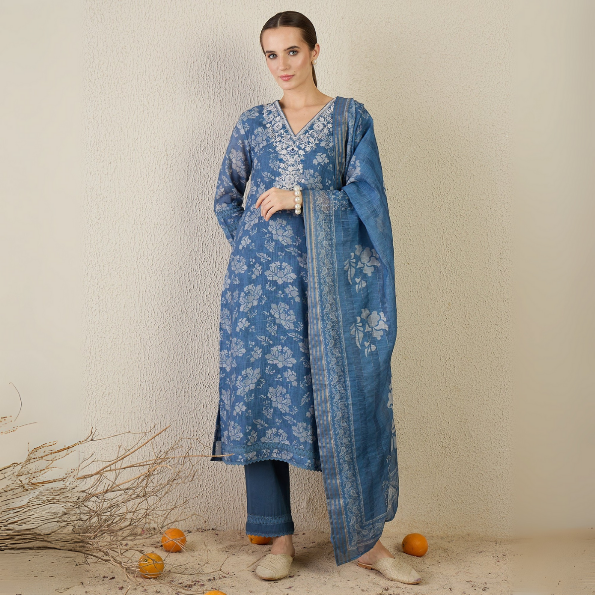 Comfort Meets Style: Women’s 3 Pack Cotton Kurta Set with Dupatta for Everyday Elegance| CK-05