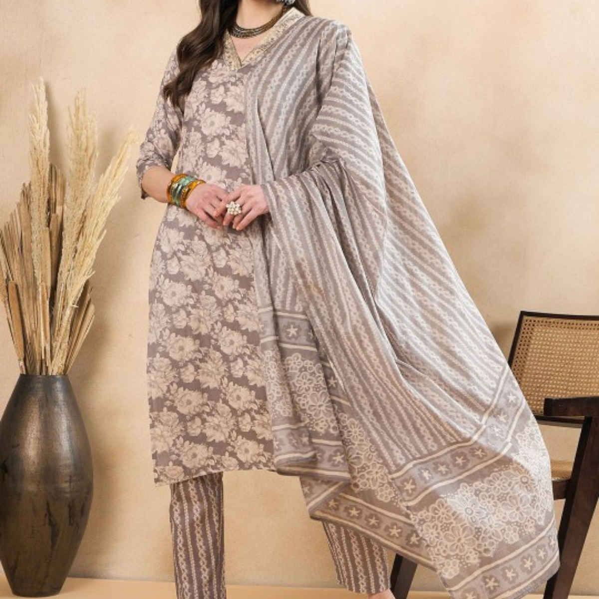 Exclusive 3-Piece Cotton Kurta Sets with Dupatta – Shop the Combo Sale Now | FP-02