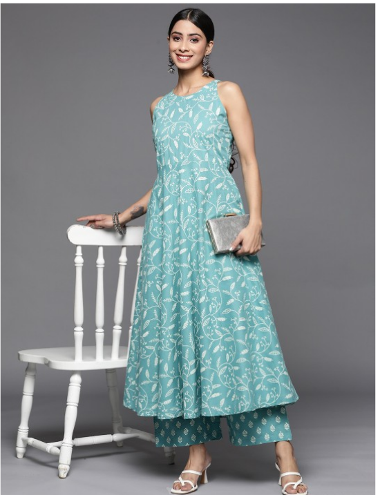 3-Piece Women’s Palazzo Kurti Set | Fusion of Comfort and Style for Any Occasion | KS-12