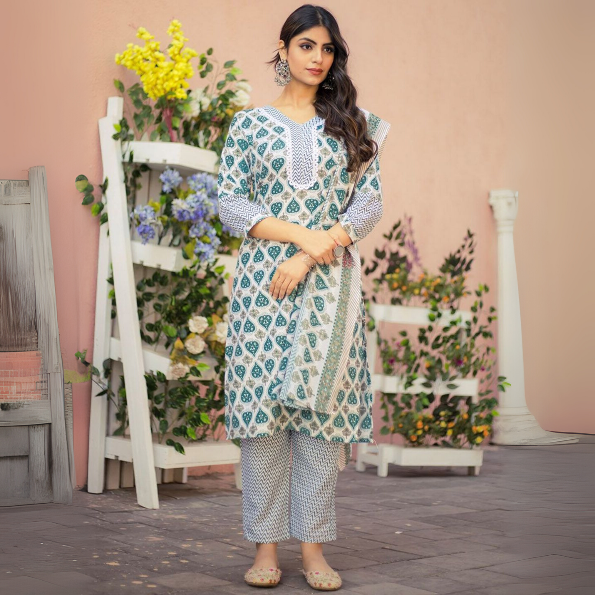 3 Piece Cotton Kurti Combo | Ideal for Office, Casual & Festive Looks | KC-08