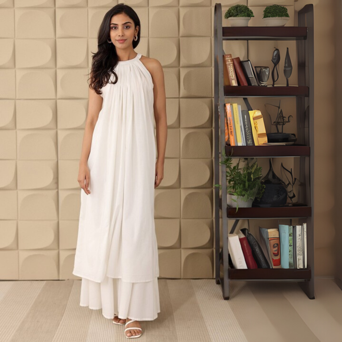3-Piece Women’s Palazzo Kurti Set | Fusion of Comfort and Style for Any Occasion | KS-14