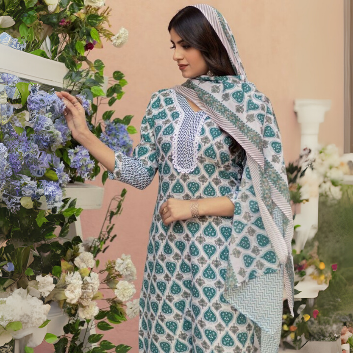 3 Piece Cotton Kurti Combo | Ideal for Office, Casual & Festive Looks | KC-08