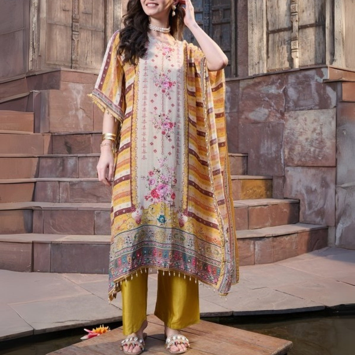 Luxury Kaftan Set Combo for Every Occasion | KPC-02