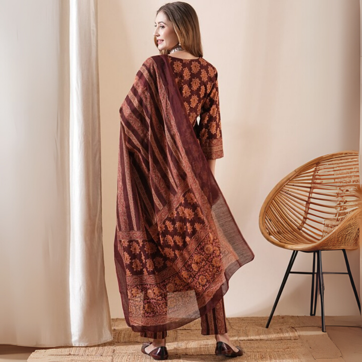 Comfort Meets Style: Women’s 3 Pack Cotton Kurta Set with Dupatta for Everyday Elegance| CK-02