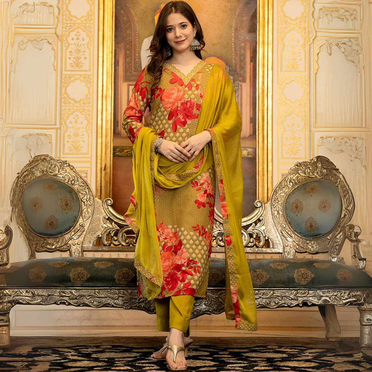 Comfort Meets Style: Women’s 3 Pack Cotton Kurta Set with Dupatta for Everyday Elegance| CK-02