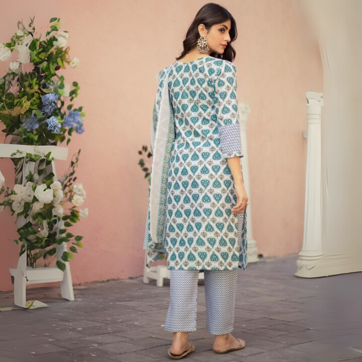 3 Piece Cotton Kurti Combo | Ideal for Office, Casual & Festive Looks | KC-08