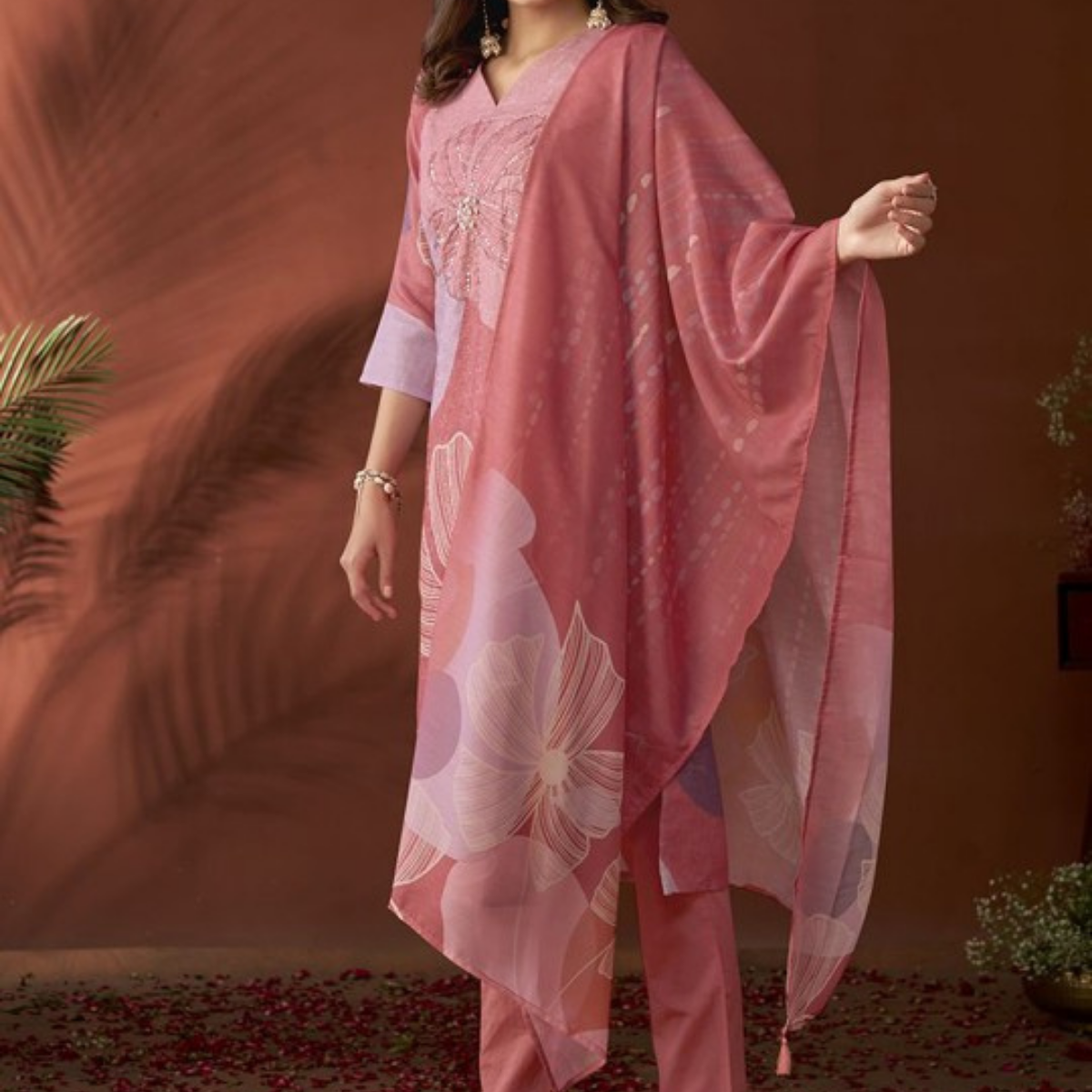 PACK OF 3 | Stylish Women’s Suit Set with Matching Dupatta | Perfect for Festivals & Parties | SD-01