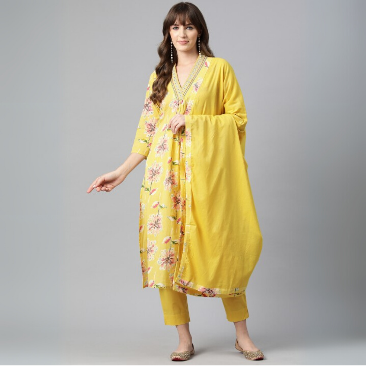 3 Piece Cotton Kurti Combo | Ideal for Office, Casual & Festive Looks | KC-07