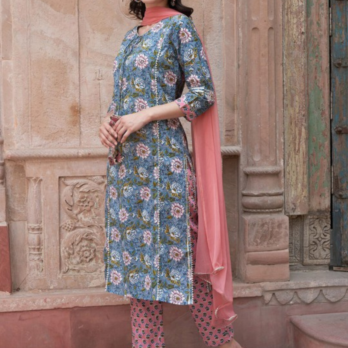 Exclusive 3-Piece Cotton Kurta Sets with Dupatta – Shop the Combo Sale Now | FP-01