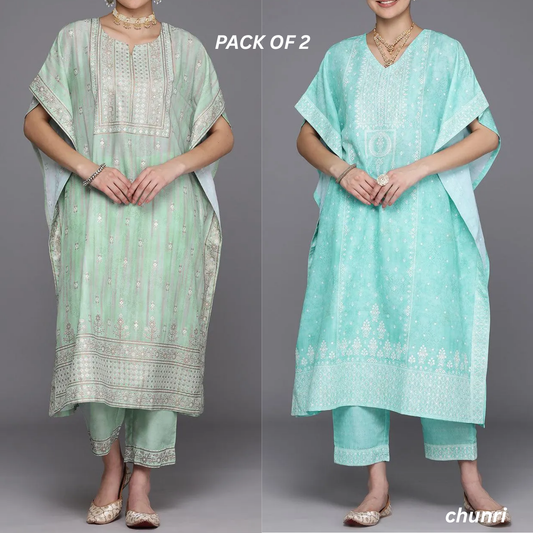 Luxury Kaftan Set Combo for Every Occasion | KPC-10