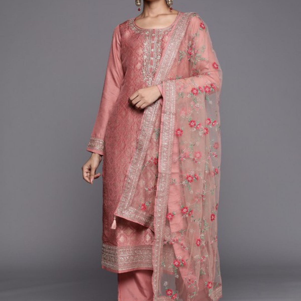 PACK OF 3 | Stylish Women’s Suit Set with Matching Dupatta | Perfect for Festivals & Parties | SD-08