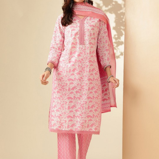 Exclusive 3-Piece Cotton Kurta Sets with Dupatta – Shop the Combo Sale Now | FP-07