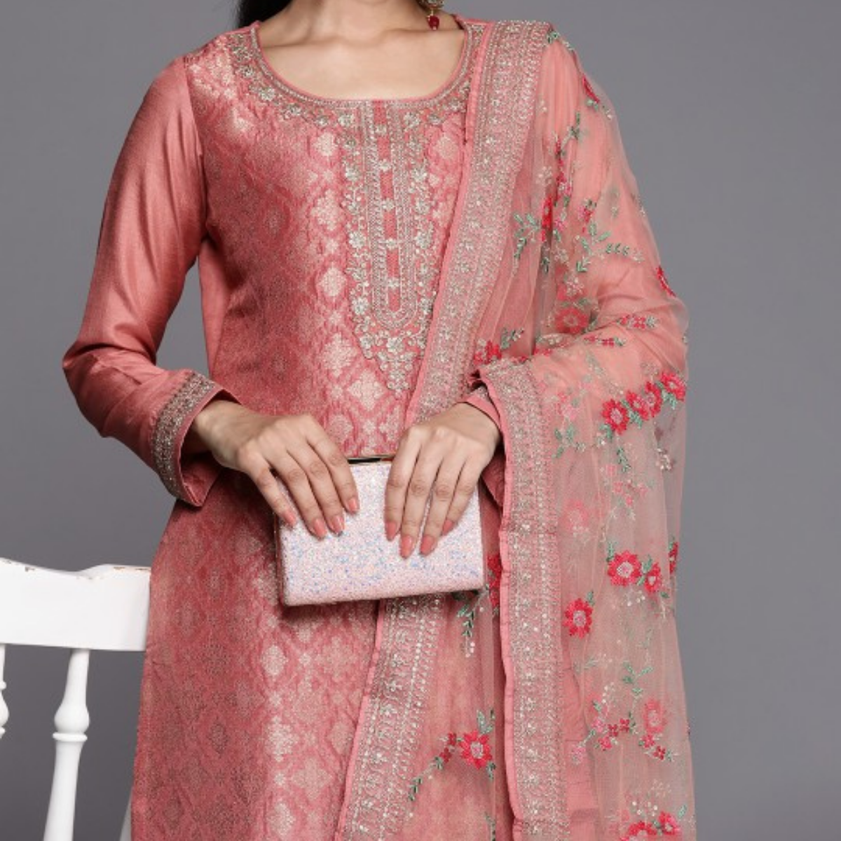 PACK OF 3 | Stylish Women’s Suit Set with Matching Dupatta | Perfect for Festivals & Parties | SD-08