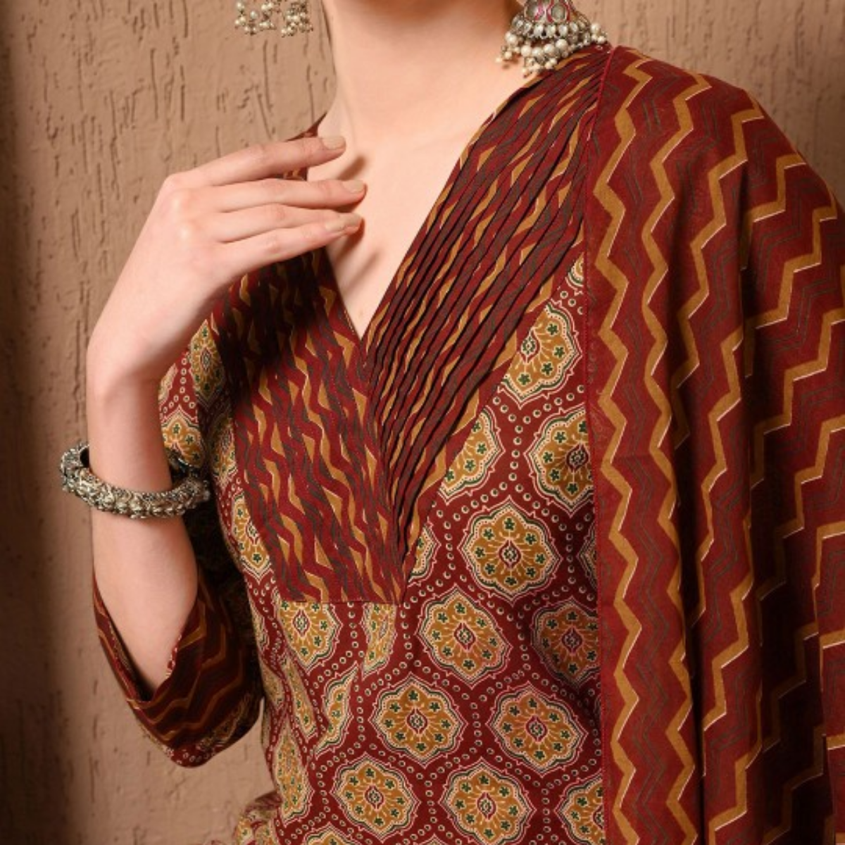 Comfort Meets Style: Women’s 3 Pack Cotton Kurta Set with Dupatta for Everyday Elegance| CK-04