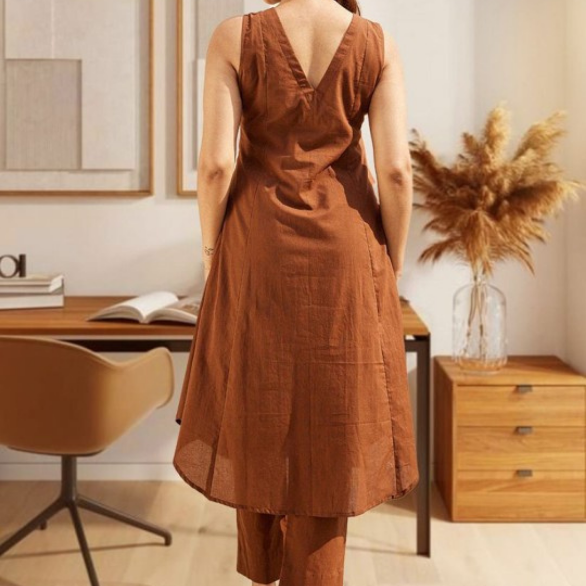 3-Piece Women’s Palazzo Kurti Set | Fusion of Comfort and Style for Any Occasion | KS-07