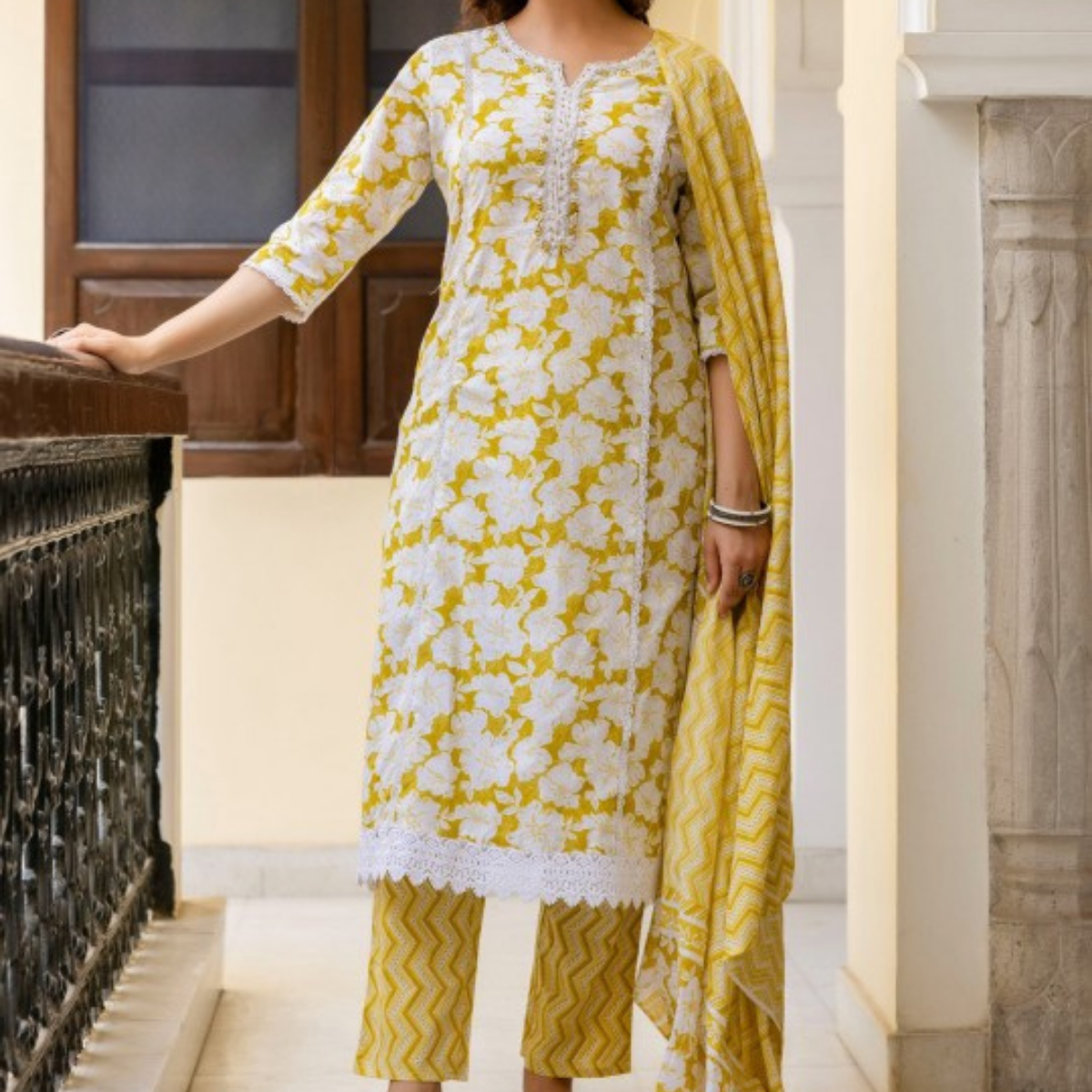 Exclusive 3-Piece Cotton Kurta Sets with Dupatta – Shop the Combo Sale Now | FP-04
