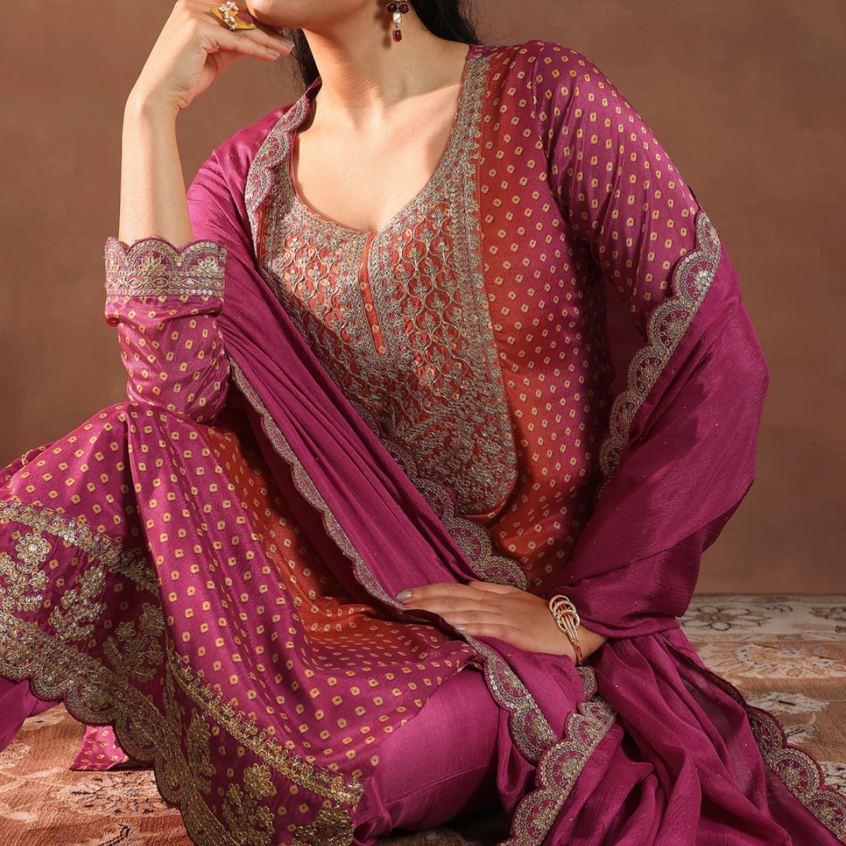 PACK OF 3 | Stylish Women’s Suit Set with Matching Dupatta | Perfect for Festivals & Parties | SD-02