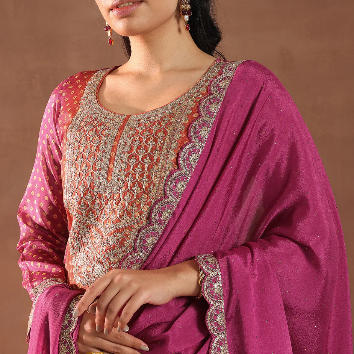 PACK OF 3 | Stylish Women’s Suit Set with Matching Dupatta | Perfect for Festivals & Parties | SD-02