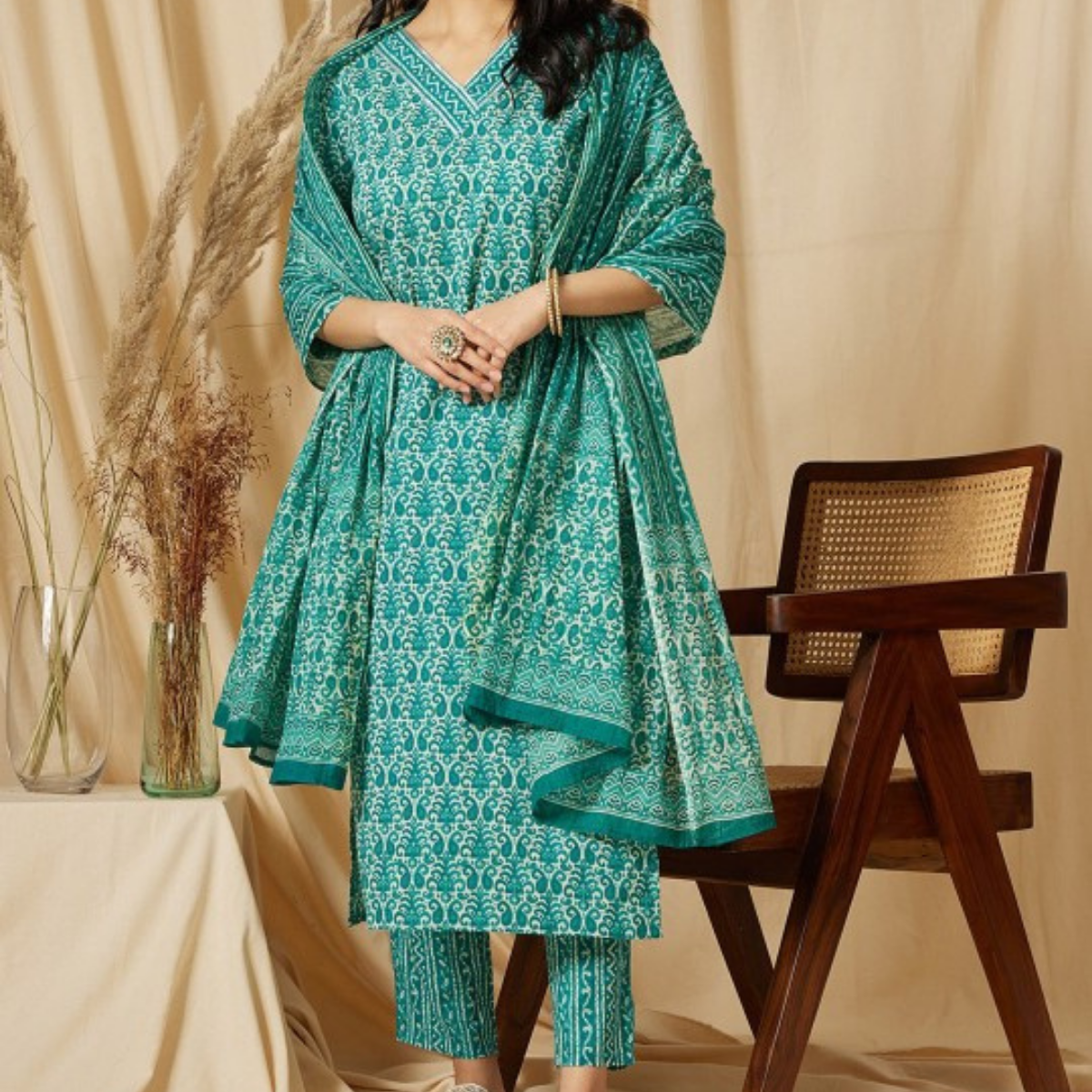 Exclusive 3-Piece Cotton Kurta Sets with Dupatta – Shop the Combo Sale Now | FP-05