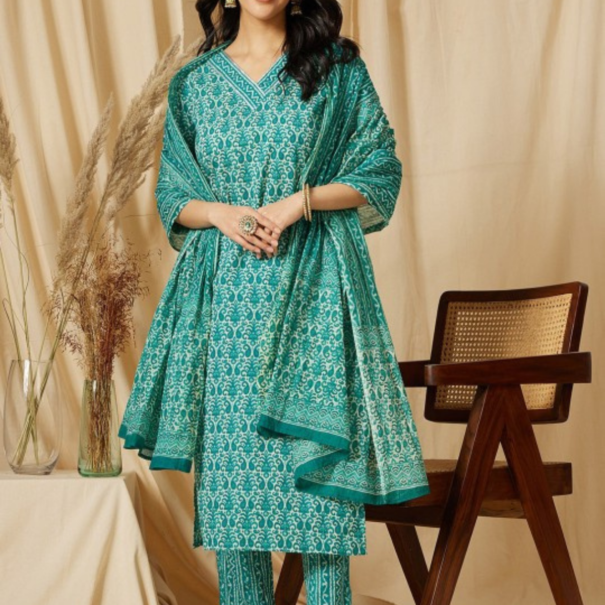 Exclusive 3-Piece Cotton Kurta Sets with Dupatta – Shop the Combo Sale Now | FP-07