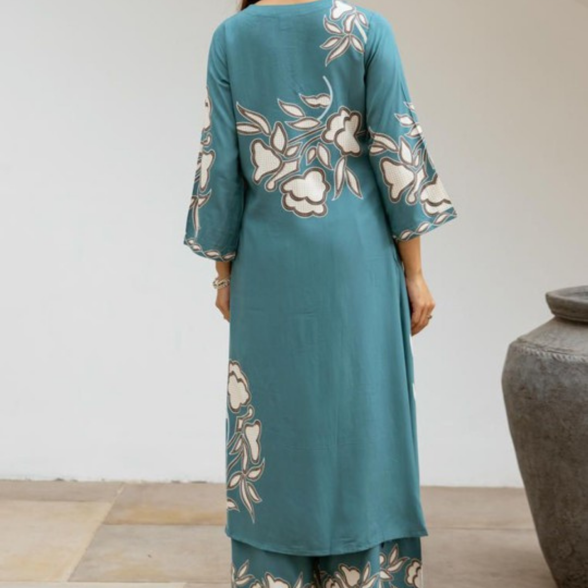 3-Piece Women’s Palazzo Kurti Set | Fusion of Comfort and Style for Any Occasion | KS-01