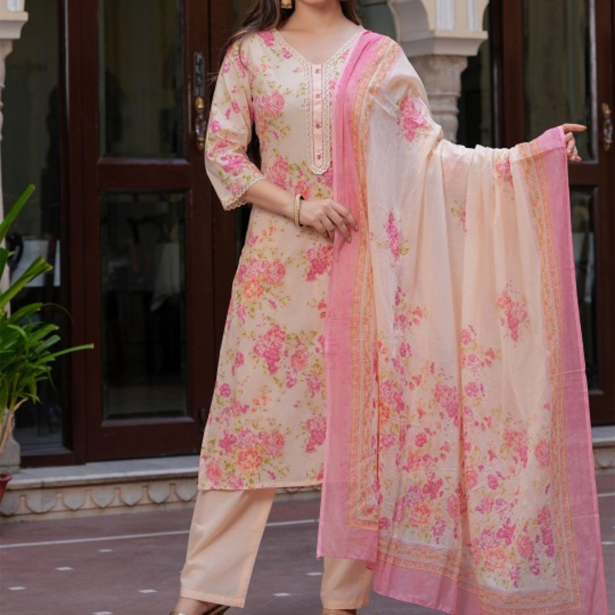 Exclusive 3-Piece Cotton Kurta Sets with Dupatta – Shop the Combo Sale Now | FP-01